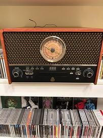 Stereo con Piatto, Cd , Radio  Fm, lettore  Nastri