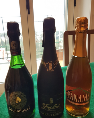 3bottiglie: Freixenet,Panama Peach,Maximilian