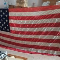 BANDIERA AMERICANA 50 STELLE IN SETA 