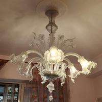 Lampadario vetro di murano