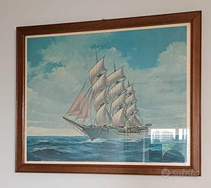 Quadro con veliero