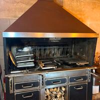 Griglia professionale a legna 3 griglie Tuscany W