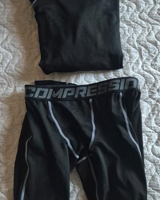 Completo sportivo Compression termico 
