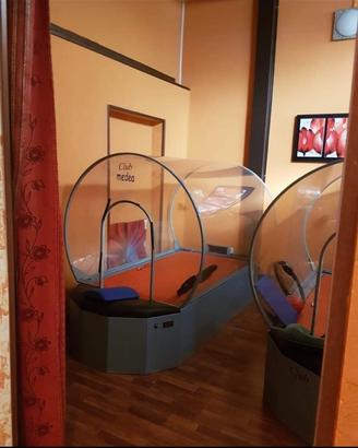 Capsule per fare ginnastica in condizioni di aria