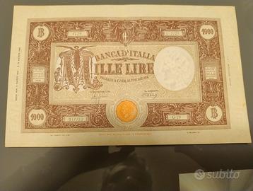 1000 LIRE BARBETTI RSI 06/03/1944 SPL+ CERTIFICATO