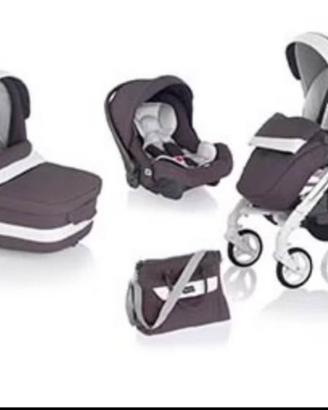 Passeggino trio trilogy Inglesina color platino