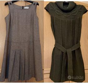 Vestito smanicato jumper, abito maxi maglia ESPRIT