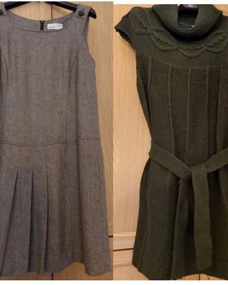 Vestito smanicato jumper, abito maxi maglia ESPRIT
