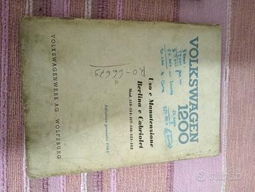 libretti uso e manutenzione