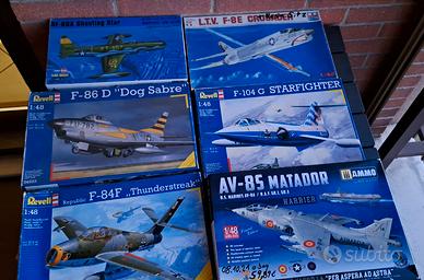 Kit modellini di aereo 1/48 1/72 italeri hasegawa