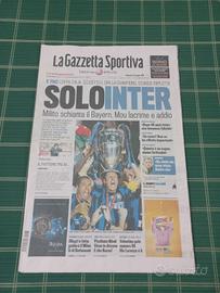 GAZZETTA DELLO SPORT INTER - BAYERN MONACO  2010