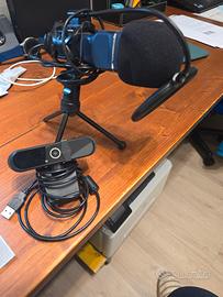 microfono e web cam professionali per pc 