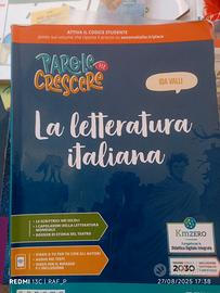Libro parole per crescere la letteratura italiana 