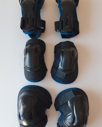 Set di protezioni per pattinaggio in linea/ghiacc