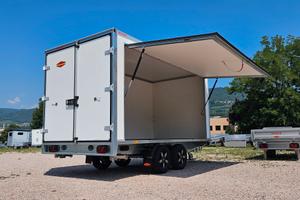 Carrello rimorchio furgonato