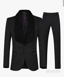 Abito Elegante Uomo 3 Pezzi Nero