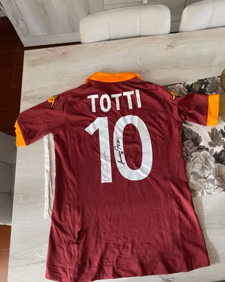 Maglia Roma Totti 10 Autografata 2012/13 Nuova