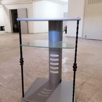 Mobile porta TV/Wi-Fi con ripiani