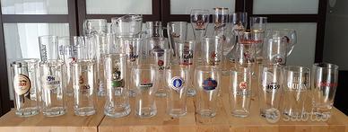 Collezione bicchieri birra