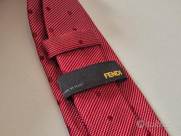 cravatta di seta Fendi 