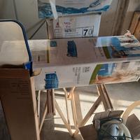 Piscina Intex con molti accessori 