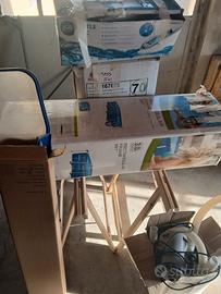 Piscina Intex con molti accessori 