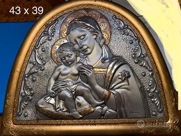 Bassorilievo in argento 925 e oro 24k di Guerrini