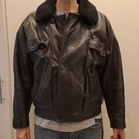 Giubbotto in pelle modello aviatore