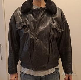 Giubbotto in pelle modello aviatore