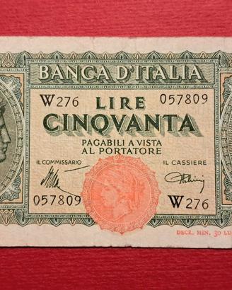 50 lire Turrita SERIE SOSTITUTIVA  RARA