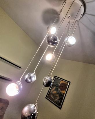 Lampadario ESCLUSIVO "8 BOLLE" – RARISSIMO