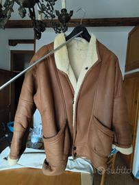 Giacchetto vera pelle Vintage Taglia 50
