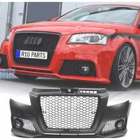 PARAURTI ANTERIORE AUDI A3 8P 08-12 RS NERO PDC