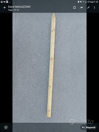 Palo tornito autoclavato 6x1.50 con punta