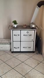 Stufa a legna per cucinare