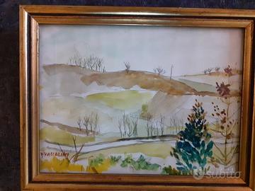 Fraccalini luigi acquerello su carta