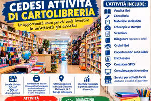 CARTOLIBRERIA BURAGO attività storica già avviata
