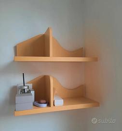 mensole a onda giallo cedro Battistella