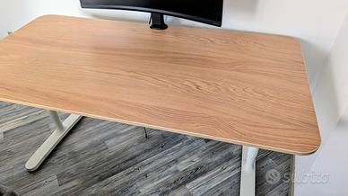Scrivania IKEA BEKANT 160x80 rovere/bianco