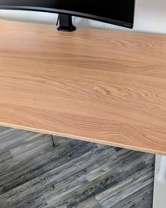 Scrivania IKEA BEKANT 160x80 rovere/bianco