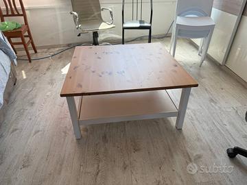 Tavolino da caffè IKEA HEMNES 90x90cm in pino