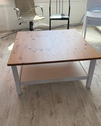 Tavolino da caffè IKEA HEMNES 90x90cm in pino