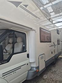 Camper mansardato 7 posti