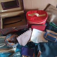 Beauty case, borselli, portamonete e portatrucchi