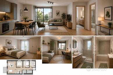 Trilocale a Signa + giardino privato