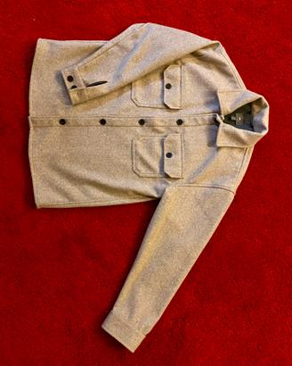 giacca camicia H&M beige taglia M oversize