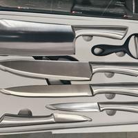 Set di coltelli in Acciaio Inox più accessori 