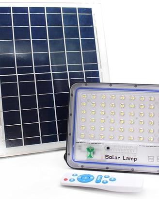 FARO LED DA ESTERNO DA 2000W CON PANNELLO SOLARE