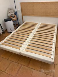 Letto, rete e materasso matrimoniale