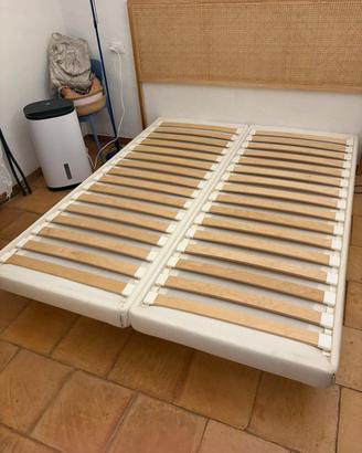 Letto, rete e materasso matrimoniale